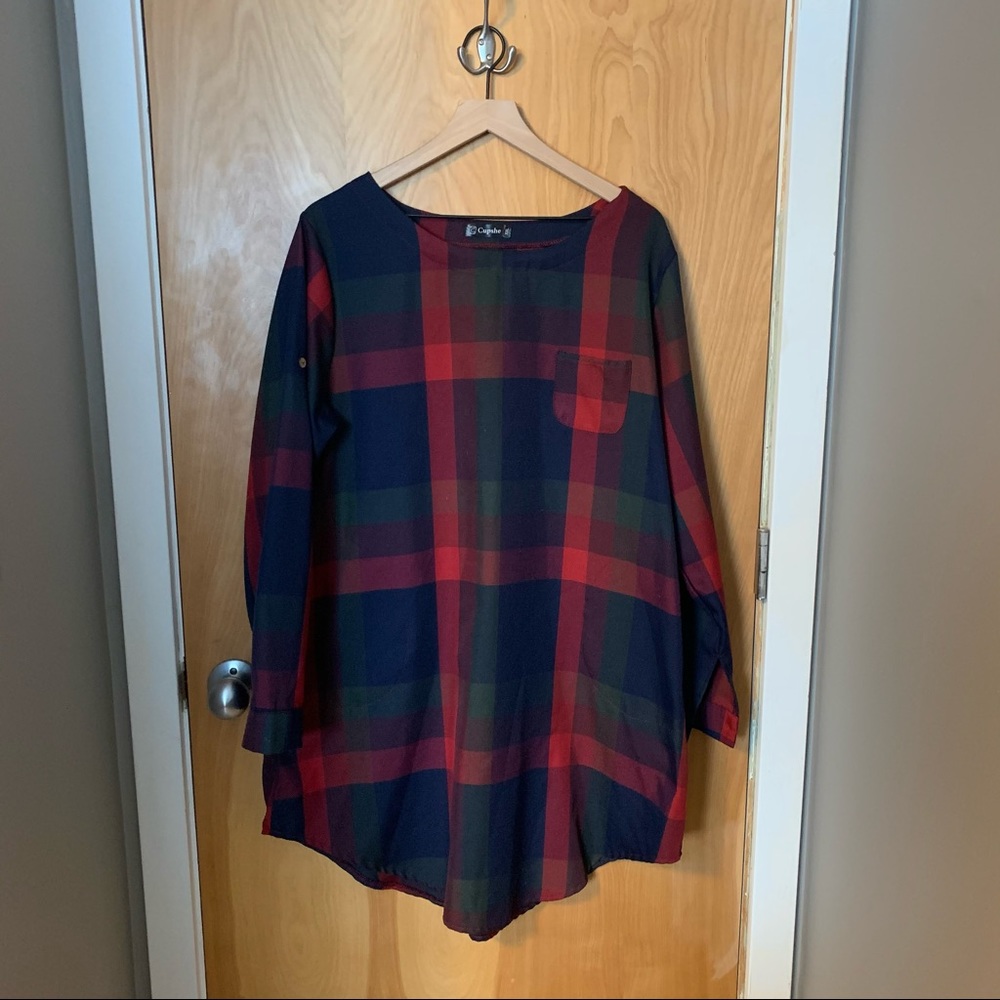 Cupshe Plaid Dress